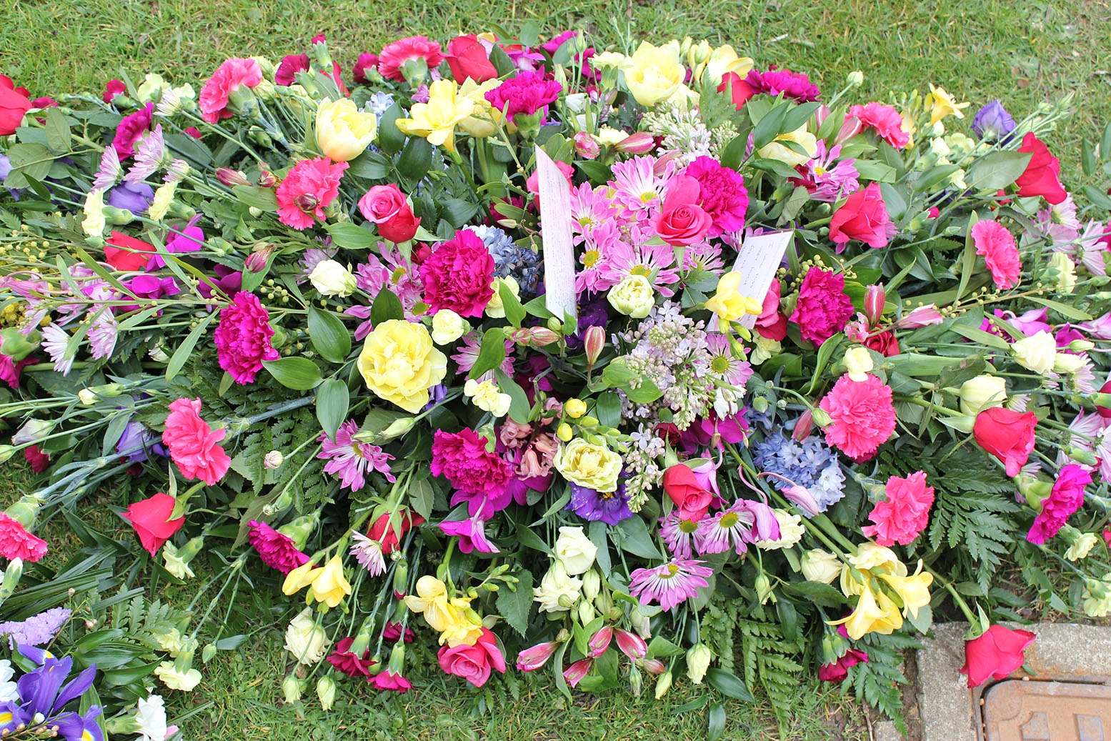 Floral tributes
